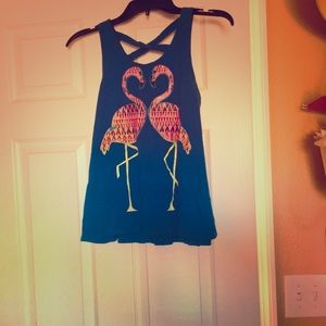 Blue tank top